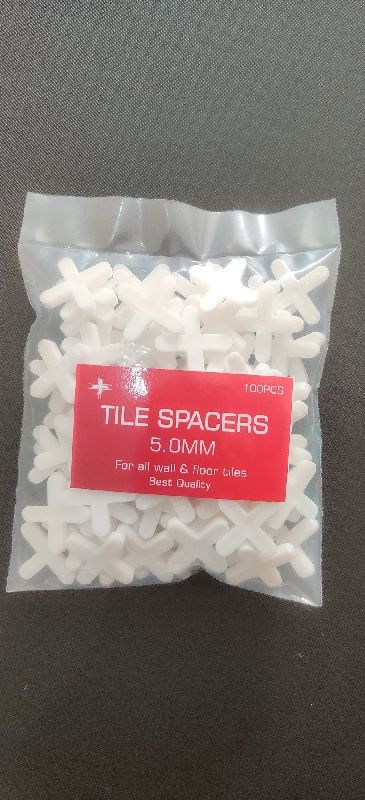 HDPE TILES SPACER 5MM, Color : WHITE