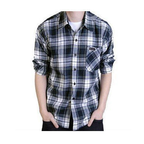 Mens Checkered Shirt, Size : L, XL, XXL