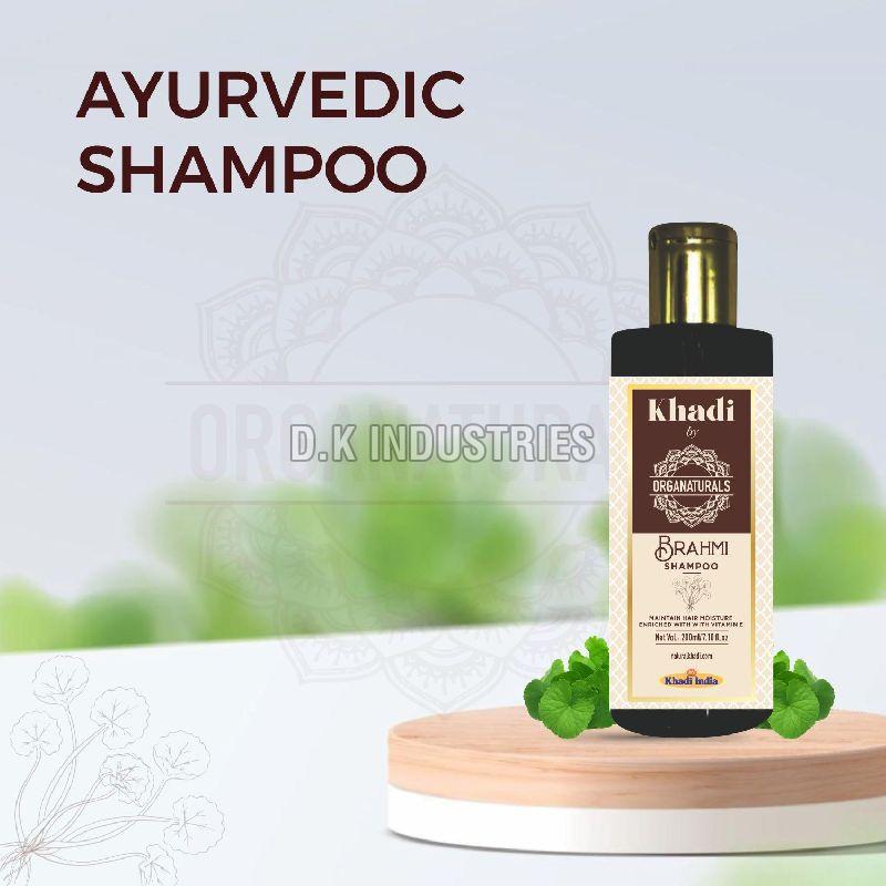 Khadi Ayurvedic Brahmi Hair Shampoo Sulfate &amp;amp; Paraben Free Suitable for All Type of Hair 200ml