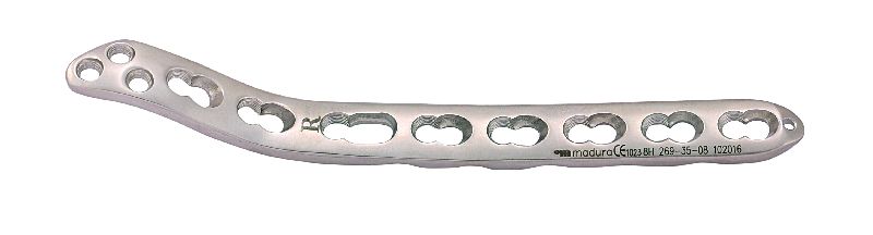 LCP Medial Distal Humerus Plate, for Orthopedic Trauma Surgery, Length : 190mm To 320mm (Diff. 10mm)