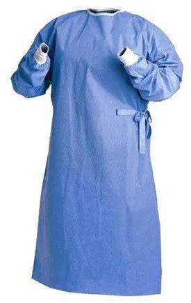 Plain SMS Disposable Sterile Surgical Gown, Sleeve Type : Sleeveless