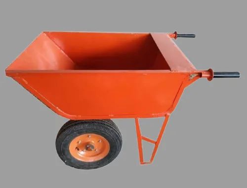 Mild Steel Double Wheel Barrow