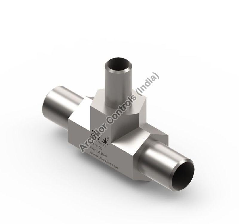 High Pressure Stainless Steel Orbital Weld Reducing Tee, Feature : Blow-Out-Proof, Optimum Quality