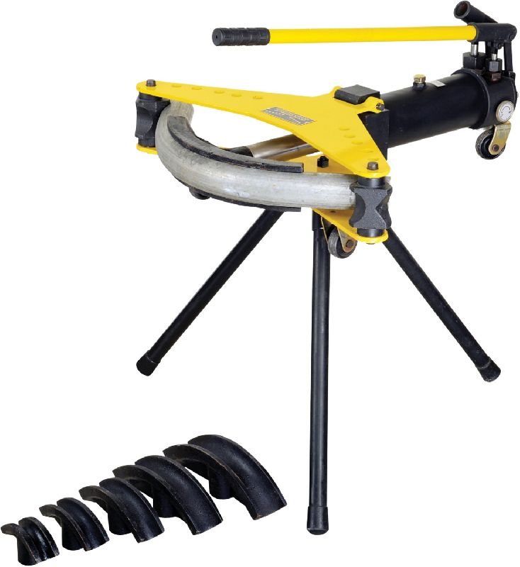 Motorized Hydraulic Pipe Bending Machine, Color : Yellow