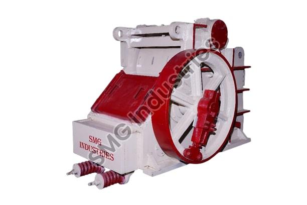 Semi Automatic Powder Coated Electric Double Toggle Jaw Crusher, for Industrial, Specialities : High Performance