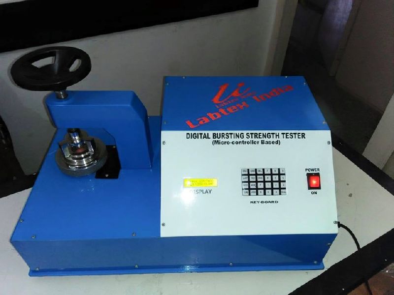 30 Electric Digital Bursting Strength Tester, Certificate : ISO 9001:2008 Certified