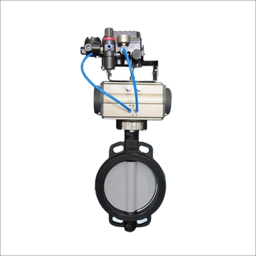 Metal Pneumatic Butterfly Valve, for Water Fitting, Feature : Durable, Investment Casting