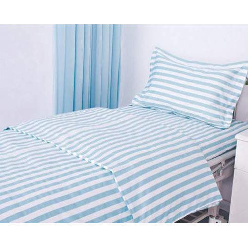 Striped Linen Bedsheet, Color : Multicolor