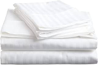 Striped Satin Bedsheet Fabric, Fabric Weight : 50-100g/sqm