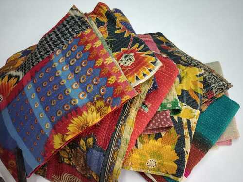 Printed Vintage Kantha Quilts, Feature : Comfortable