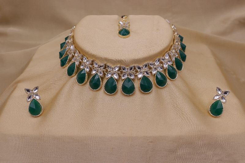 Navratan Necklace Set