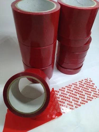 Polythene Security Tamper Evident Tapes, Packaging Type : Carton