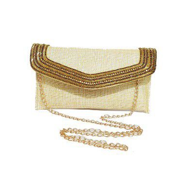 Jute Clutch Purse