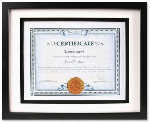 Certificate Frames