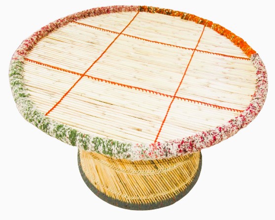 Round coffee table, Color : Multicolor