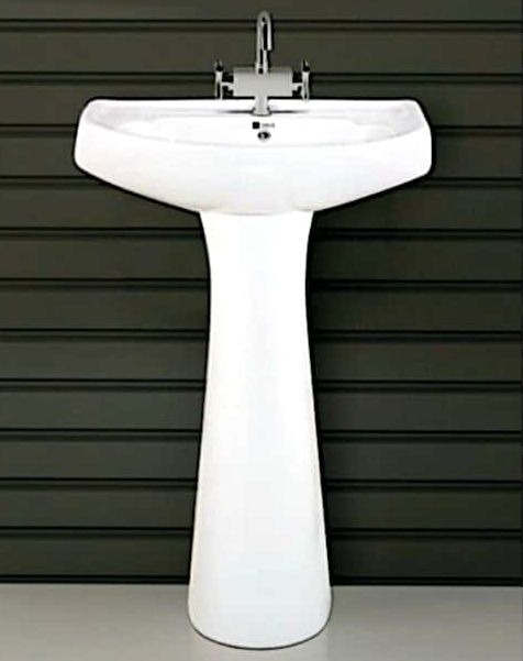 Condil Set Plain Series Pedestal Wash Basin