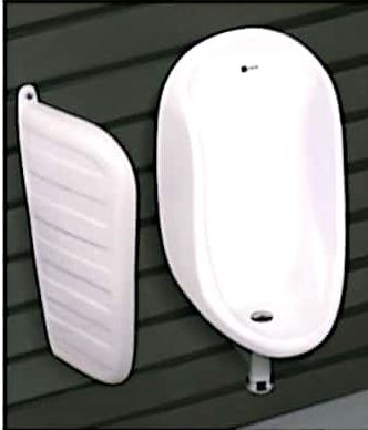 Half Stall Urinal With Partition