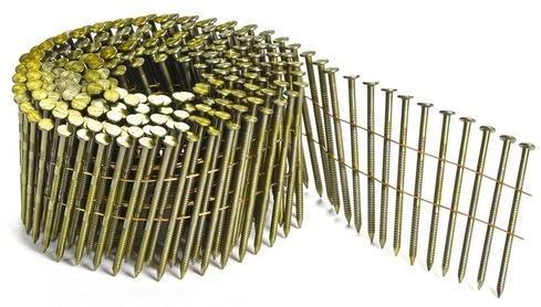 Steel Polished Coil Nails, for Fittings, Length : 10-20cm