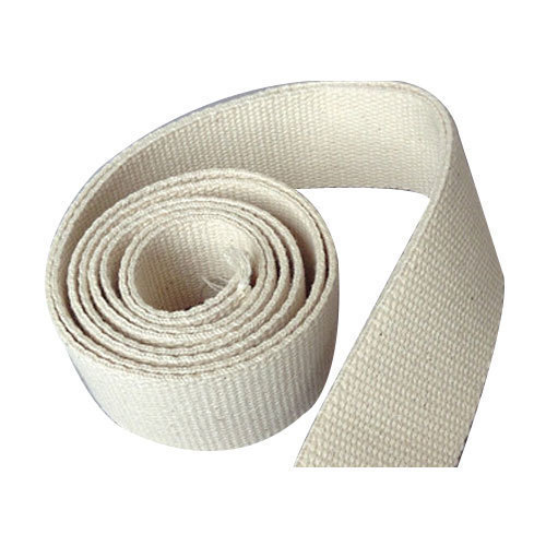 Plain Niwar Cotton Webbing Tape, Length : 10-15mtr