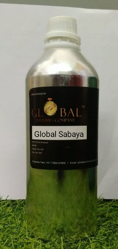 Synthetic Global Sabaya Attar Oil, For External, Personal, Wedding, Cloth, Packaging Type : Aliuminium Bottle