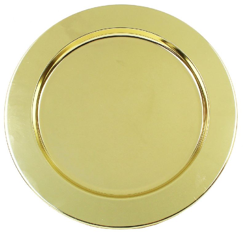 Round Charger Plate, for Serving Food, Size : Standard