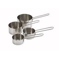 Polished Plain Stainless Steel Measuring Cups, Feature : Loop Handles