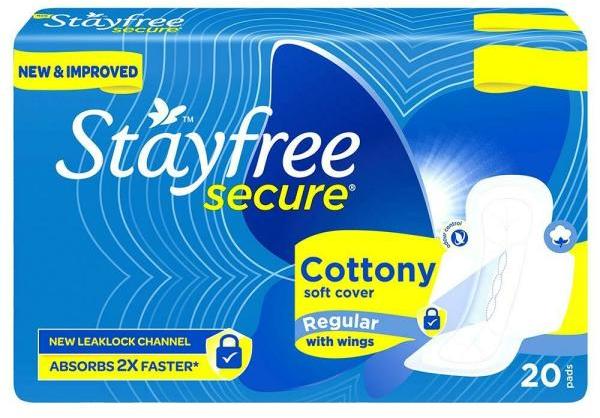 Cloth Stayfree Sanitary Pads, Packaging Size : 20 Piece