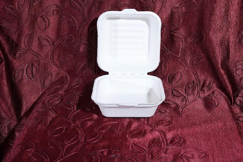 Bagasse Disposable Burger Box