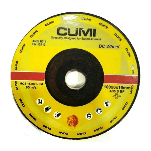 CUMI Grinding Wheel at best price INR 40 / Piece in Indore from Shri