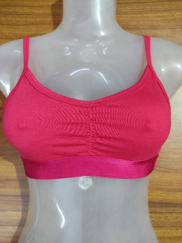 Hosiery Sinker sports bras, Size : 30, 32, 34, 36, 40, Style : Non