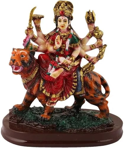 4.5 Feet Marble Durga Mata Statue