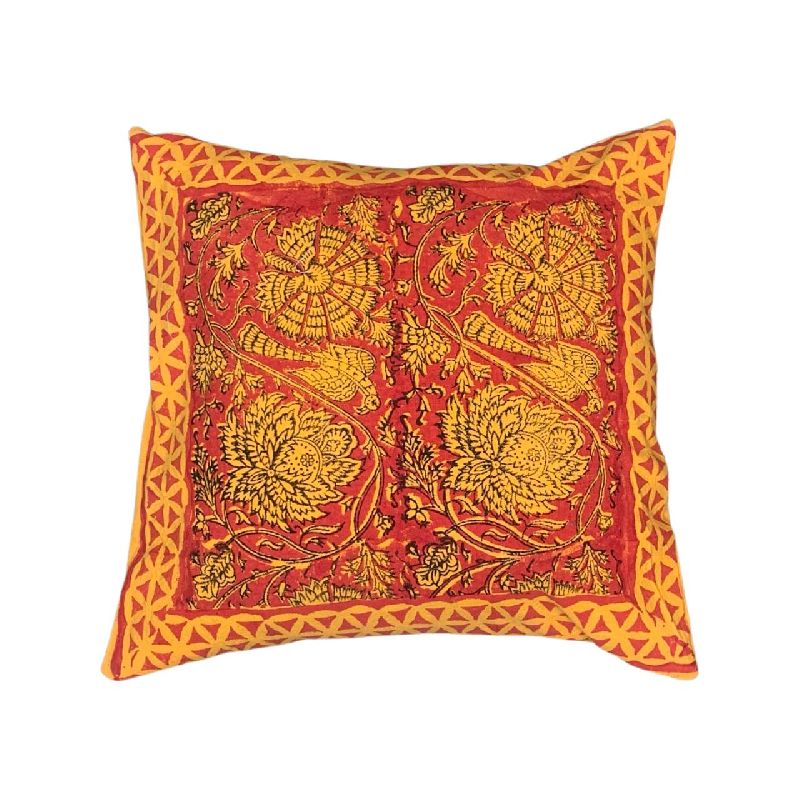 A-CC-C-O-0011 Hand Block Printed Cushion Cover