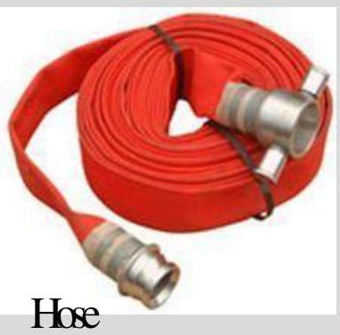 Medium Nitrile Rubber Fire Hose, for Water Supply, Length : 200-250mtr