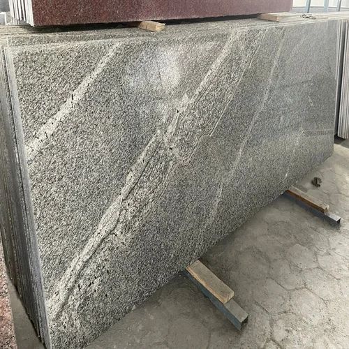 Rectangular Grey Polished Granite Slab, Size : 10 ft x 3 ft