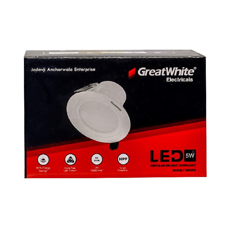 GreatWhite Ceramic led down light, Voltage : 220V