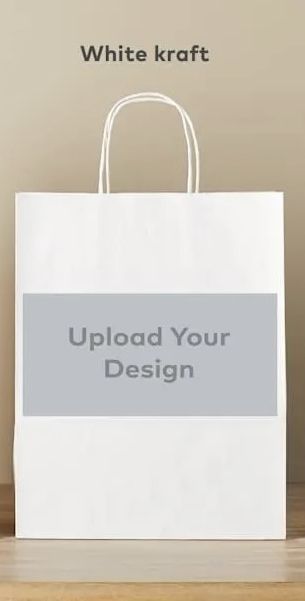 Bleached White Paper Bags, for Shoppimg, Feature : Easy Folding, Easy To Carry