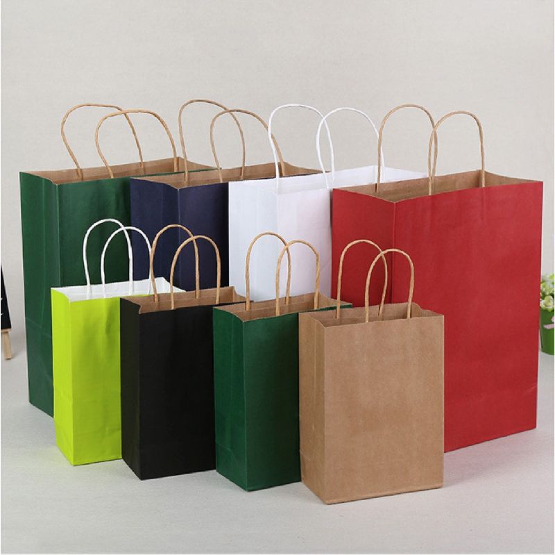 Coloured Kraft Paper Bags