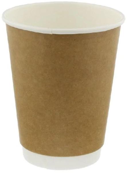 Round Double Wall Paper Cup, for Party, Color : Brown