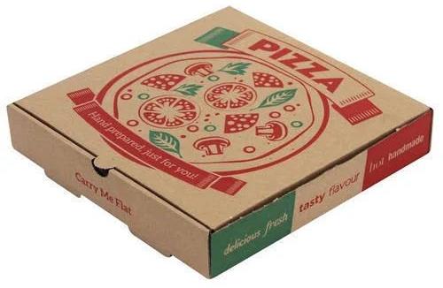 Paper Printed Pizza Packaging Box, Feature : Light Weight, Impeccable Finish, Heat Resistant