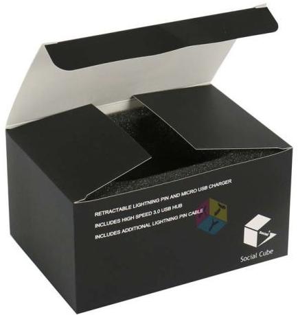 Square Paper Printing Packaging Box, for Shopping Items, Pattern : Printed