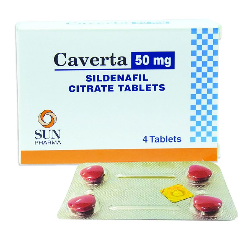 Caverta 50mg Tablets, Type Of Medicines : Allopathic