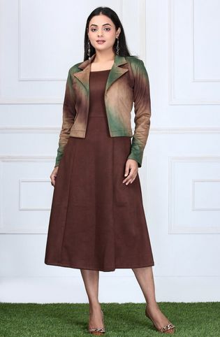 Plain Brown Leather Strap Top, Party Wear at Rs 499/piece in Mumbai