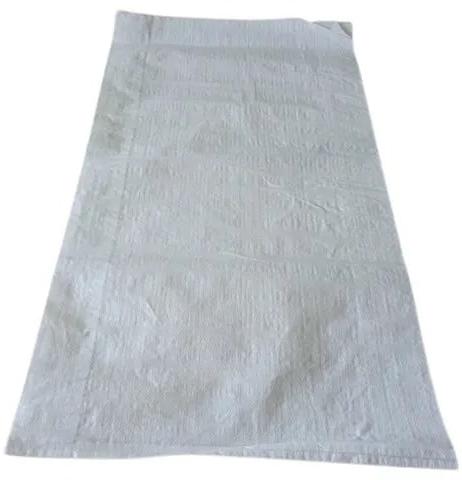 White PP Woven Packaging Bag, for Agriculture, Pattern : Plain