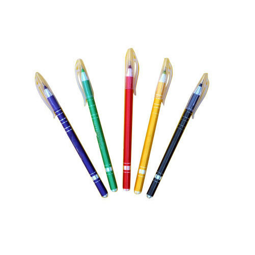 Blue Plastic Use & Through Ball Pen, for Writing, Length : 4-6inch