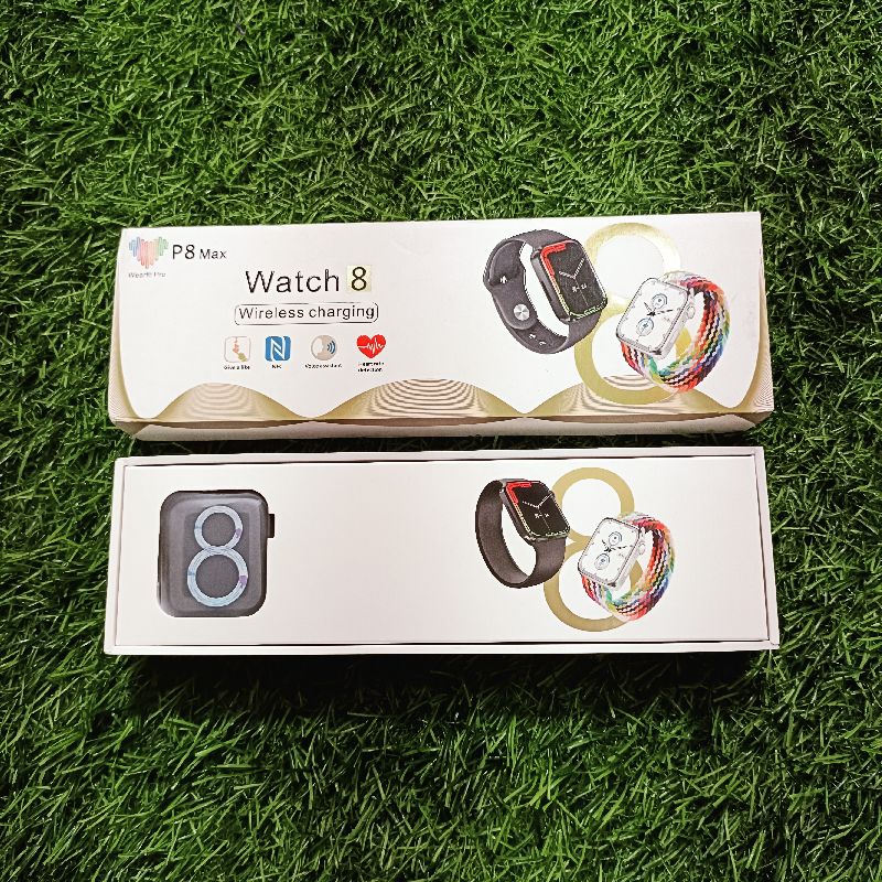 Wearfit P8 Max Smart Watch, for Scratch Proof, Rust Free, Fine Finish, Gender : Unisex