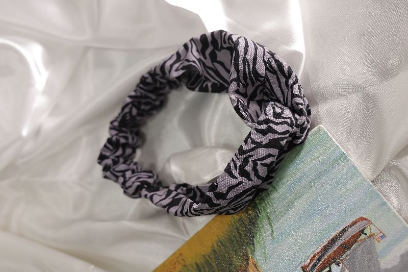 Printed Cotton Hair headband, Size : 200mm