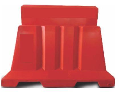 Plain Pyramid Road Barrier, Color : Red
