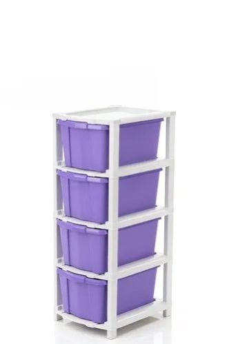 4 Layer Plastic Storage Drawer