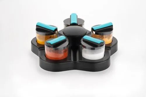 5 In 1 Plastic Spice Storage Container