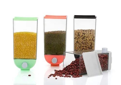 Set Of 4 Plastic Rectangular Storage Container Set